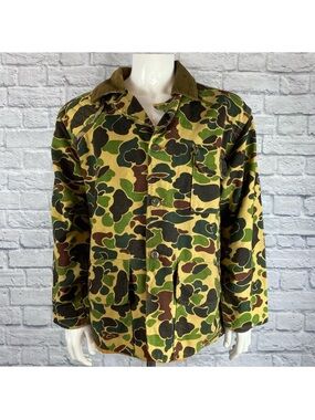 Vintage SafTbak 1960s Camo Hunting Jacket